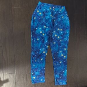 Blackmilk Starry Night Blue Leggings